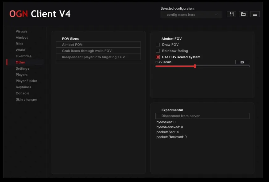 OGN Client screenshot 2